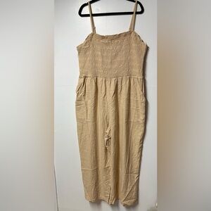 Universal Thread Tan Jumpsuit